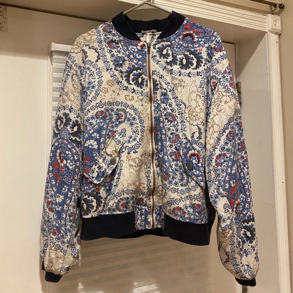 Free People Patterned Jacket.